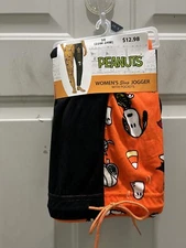 New!Peanuts Worldwide Ladies Snoopy Halloween Sleep Jogger.Size 3X(22W-24W).Cute