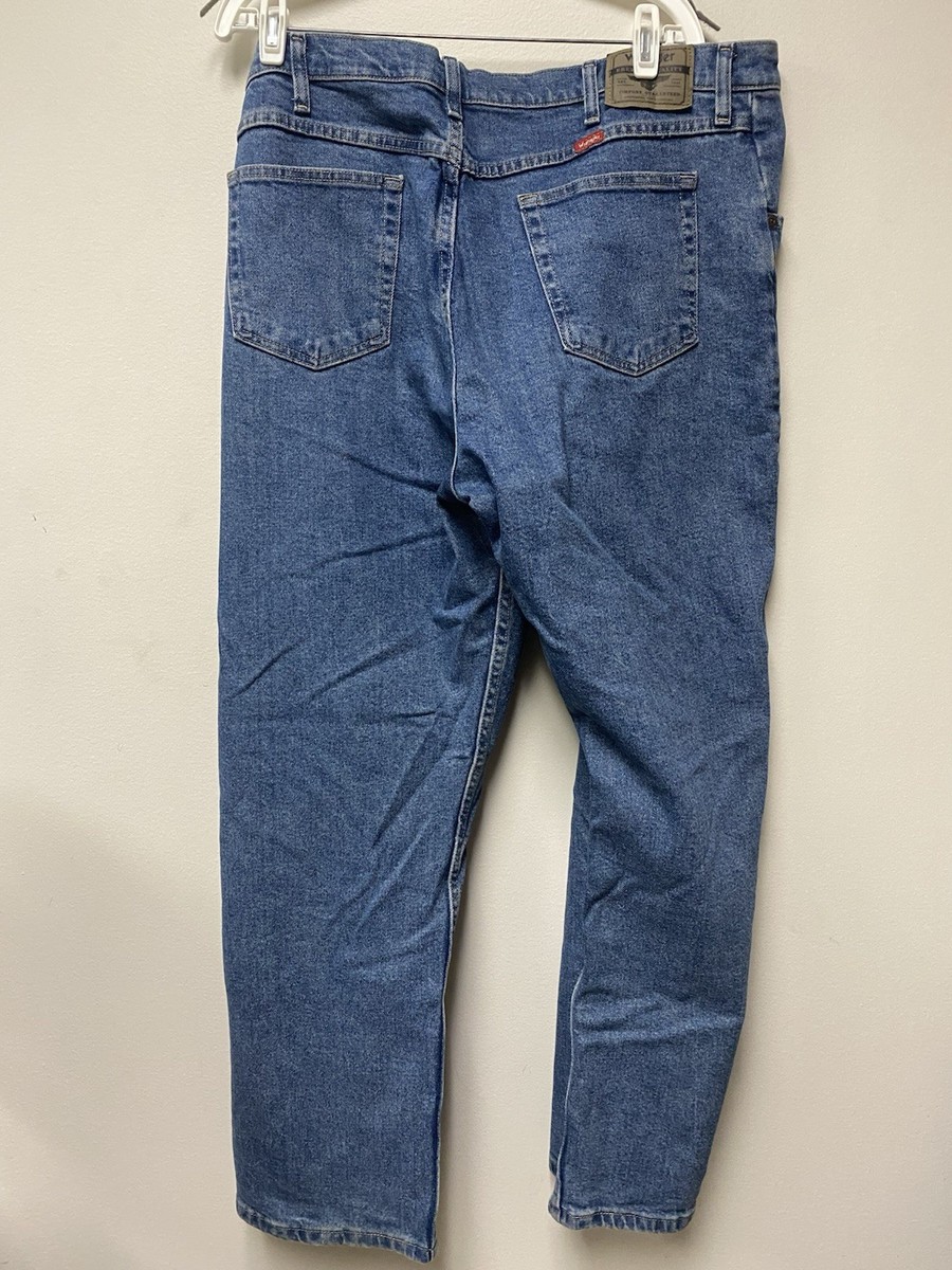 Wrangler Mens 40 X30 Blue Jeans 1096FXVDB Denim Pants | eBay