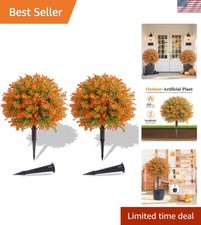 Elegant 22in Artificial Urn Filler Topiary - Indoor Outdoor Fall Decor