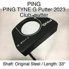PING PING TYNE G Putter 2023 putter Putter 33" Original Steel Right-Handed