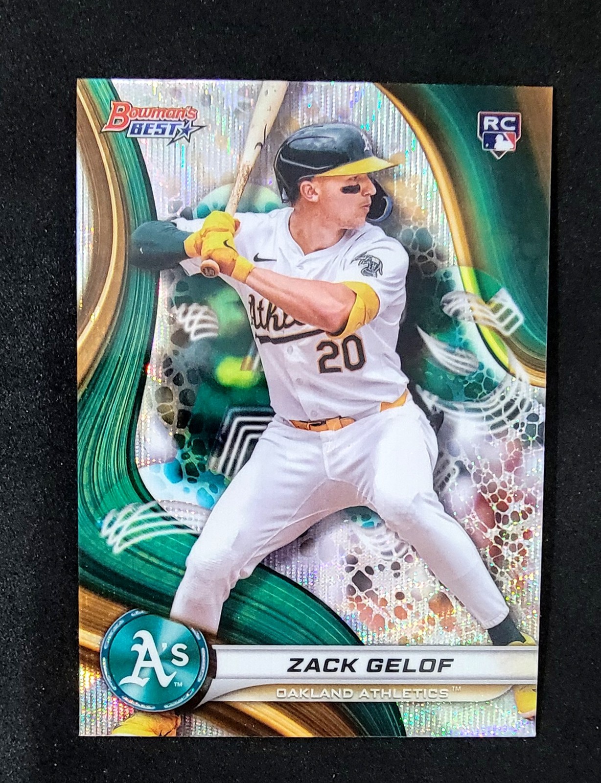 Zack Gelof RC 2024 Bowman's Best #46  Wave Refractors