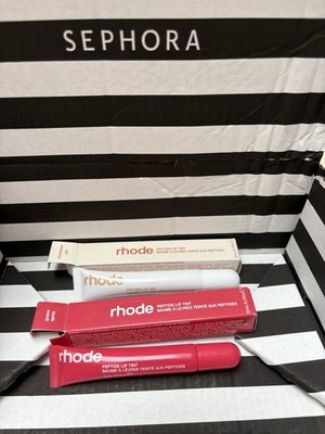 Rhode Peptide Lippenfarbe Duo zwei volle Größe ALLE FARBEN Mix & Match verfügbar verpackt