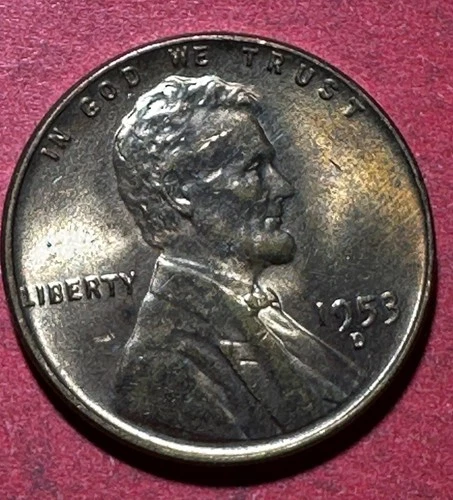 1953D Choice Uncirculated LINCOLN CENT "FULL RED" "Denver" Coin!