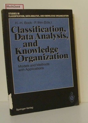 Classification, Data Analysis, and Knowledge Organization. Models and Methods wi