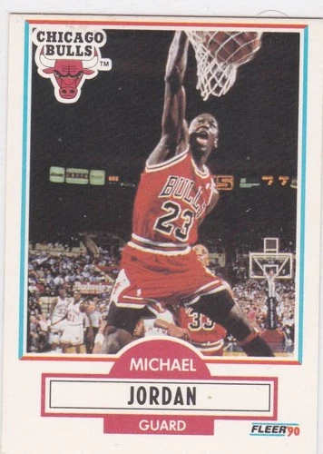1990-91 Fleer #26 Michael Jordan Bulls HOF Free Shipping!