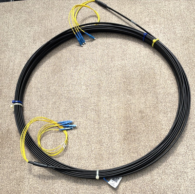 75  Corning 4 SME Patch Optical Cable, C5708-075-996, Rev A, J677191-600, New