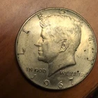 1967 Kennedy Half Dollar 50C Circulated 40% Silver US Coin