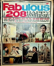 Vintage Fabulous 208 Magazine 3rd June 1967 Monkees Micky Dolenz Beatles