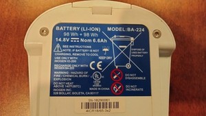 OxyGo Double Battery BA-224 and for Inogen G2 Hold Read Description