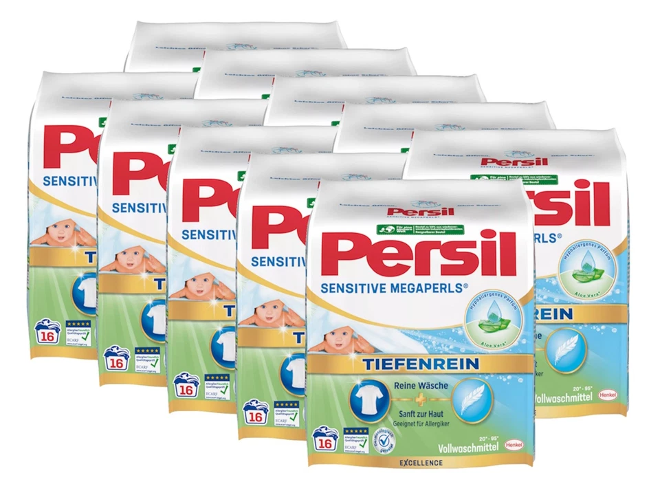 Persil Sensitive Megaperls 96WL (6x 16WL) 6 04 kg