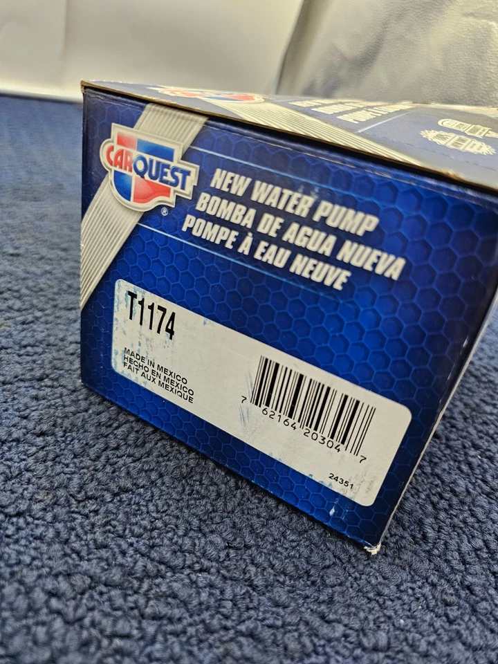Bomba de agua para 06-07 Dodge Caravan Grand Caravan Town & Country 3,3 L 3,8 L T1174 Foto 4 de 4