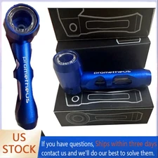 Aluminum Smoking Pipe Portable Metal Tobacco Bowl for Hand Use