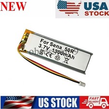 New CP-SN50R SN-50R Battery for Sena 50R Bluetooth System Mesh Intercom 1300mAh