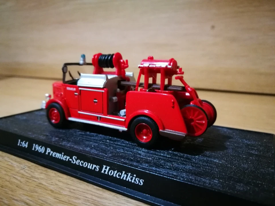 Camión de bomberos Premier Secours Hotchkiss 1960 modelo Del Prado diecast Francia Foto 3 de 4
