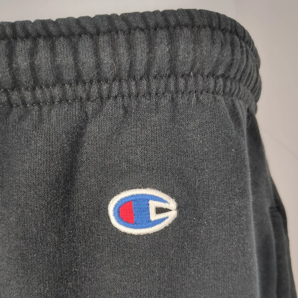 Pantalones deportivos vintage Champion Boston College BC con cordón negros talla pequeña Foto 3 de 4