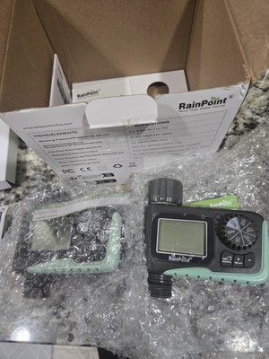 RAINPOINT Sprinkler Timer Outdoor, Water Timer for Garden Hose, Programmable X2