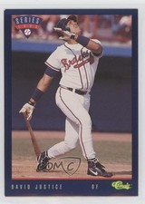1993 Classic Update Blue Travel Edition David Justice #T45 5hy