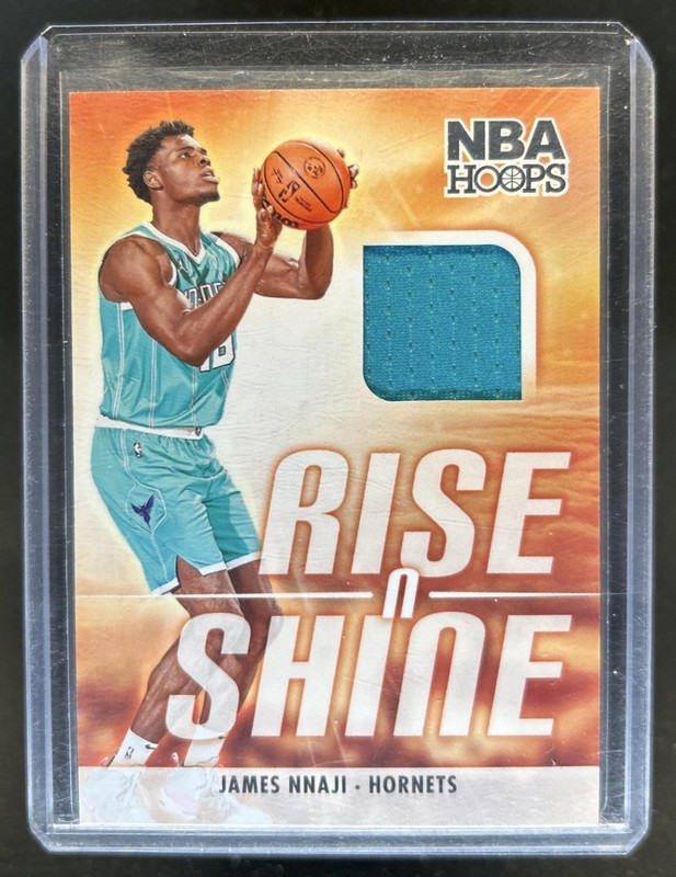 2023-24 Panini Hoops James Nnaji Rise N Shine Memorabilia Jersey RC #RS-NNJ