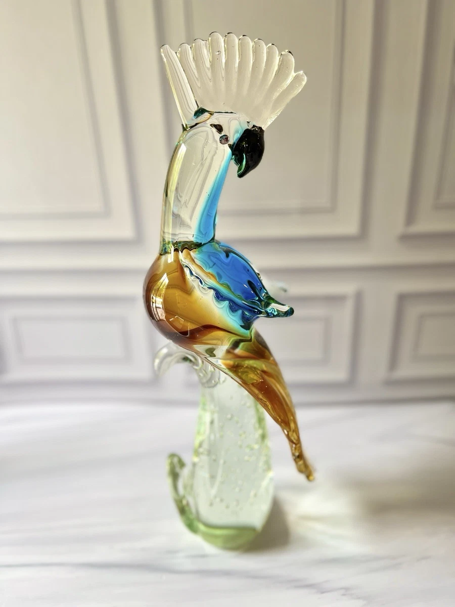 Murano Glass Cockatoo for sale | eBay