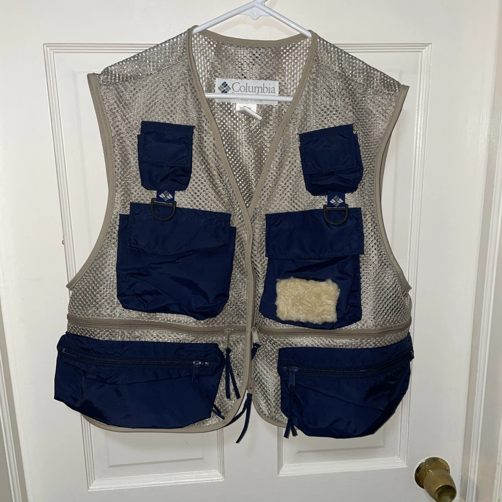 New With Tag Vintage Men’s XL Columbia PFG Mesh Fly Fishing Hunting Vest NEW