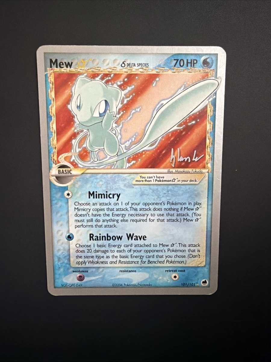 Mew Star Pokémon TCG Cards for sale | eBay
