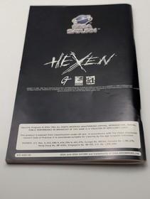 Hexen -  Sega Saturn - Complete With Manual - PAL Tested