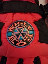 Vintage Rare 80s/90s Bugle Boy Gloves Meduim Size 16-18 Red