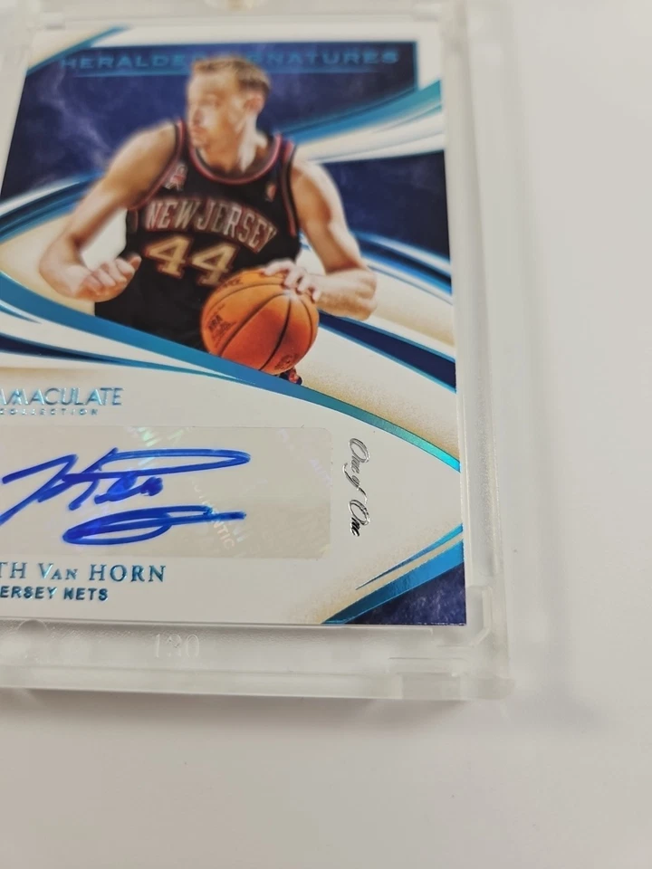 Immaculate Collection Keith Van Horn Heralded Signatures 2019-20 1/1 uno de uno Foto 3 de 4