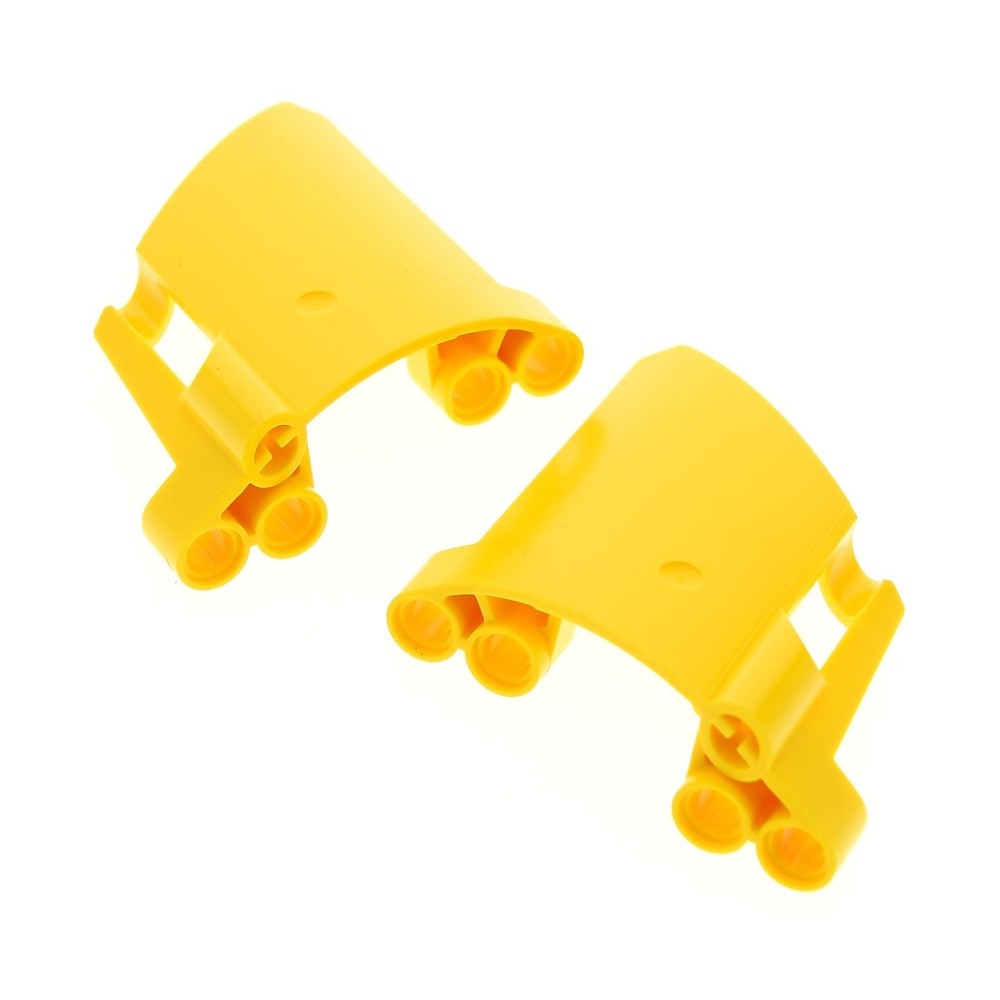 2X Lego Technic Panel Cover 22/23 Yellow Large Short Side A/B 44352 44353