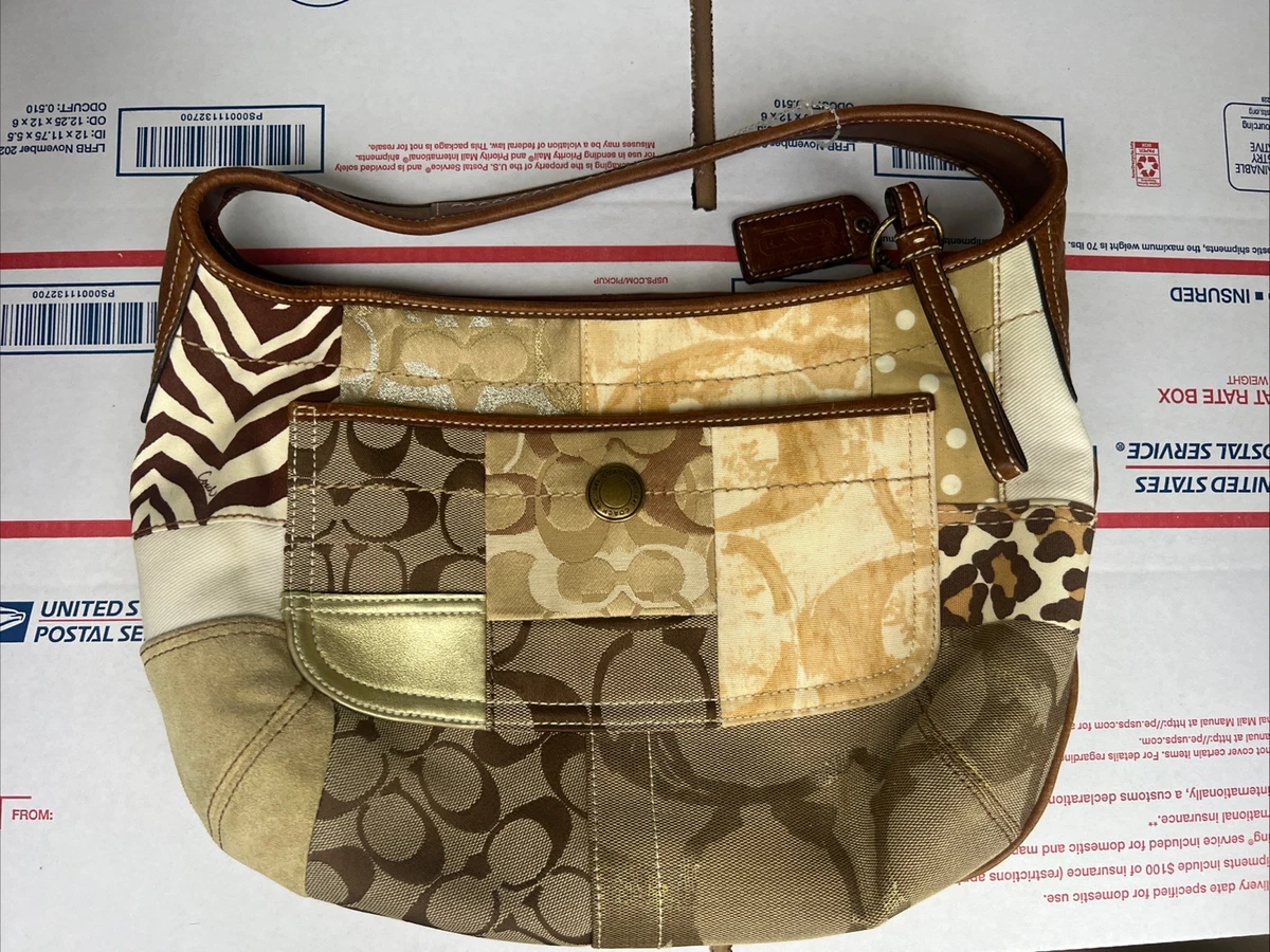 Coach Patchwork Hobo Bag Exterior Bags & Handbags for Women for