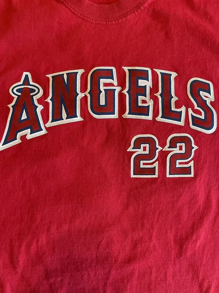Винтажная футболка David Eckstein Lee Sport 2002 Anaheim Angels размер XL — БЕЗ ПЯТЕН! - Изображение 3 из 4