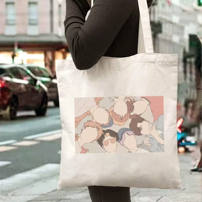 BTS ARIRANG Fabric Bag トートバッグ BTS ARIRANG CONCERT KPOP CANVAS TOTE BAG KOREAN STYLE CUTE FANMADE