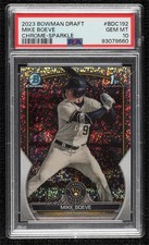 2023 Bowman Draft Chrome Sparkle Refractor Mike Boeve PSA 10 GEM MT 10yf