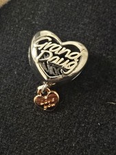 925 Sterling Silber "Enkeltochter" Herz Charm + GRATIS Armband. UK. Neu in Verpackung