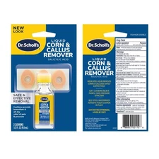 Liquid Corn & Callus Remover, 0.33 Ounce // Removes Corns & Calluses Fast wit...