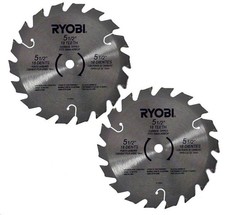 Ryobi RY6202 2 Pack of OEM Genuine OEM 5 1/2" 18 Tooth Saw Blade Blades -
