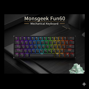 MONSGEEK FUN60 Ultra 60% clavier 8K Déclencheur magnétique rapide RGB