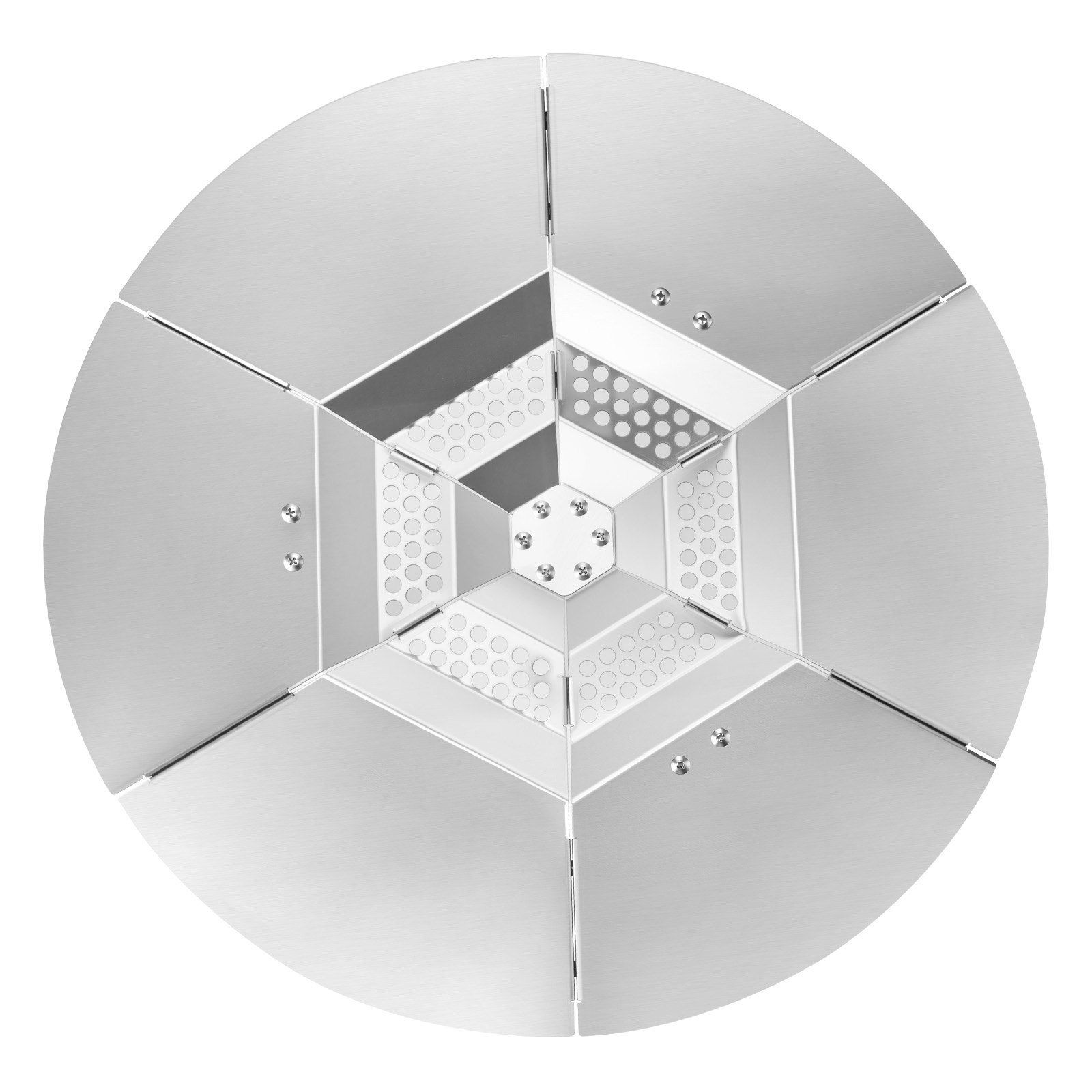 Stainless Steel Fire Pit Heat Deflector for Solo Stove Yukon 20 in Bonfire