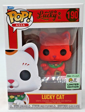 Funko Pop! Lucky Cat RED #190 2023 Pop Toy Show Asia With Pop Protector