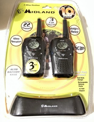 MIDLAND LXT-300 Walkie Talkie Two Way Radios New
