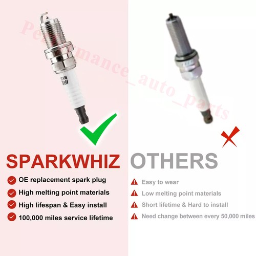 4x Ignition Coil & Iridium Spark Plug for Toyota Corolla 1.8L L4 2000-2008 UF247 - Picture 13 of 21
