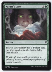 Nature's Lore 244/361 Commander Legends: Battle for Baldur's Gate