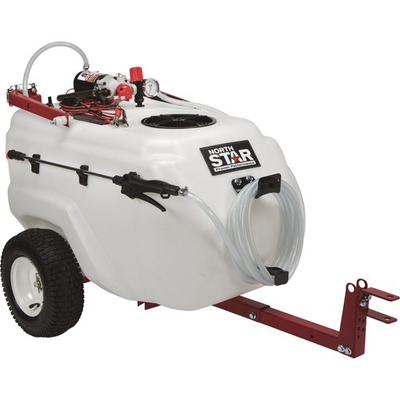 #ad NorthStar Tow Behind Trailer Boom Broadcast Spot Sprayer 31 Gallon Capacity $384.99