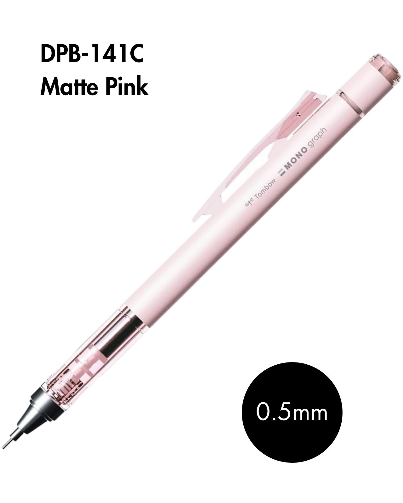 Tombow Mechanical Pencils 0.5mm, Pink & Purple with Eraser Refills | Japanese...