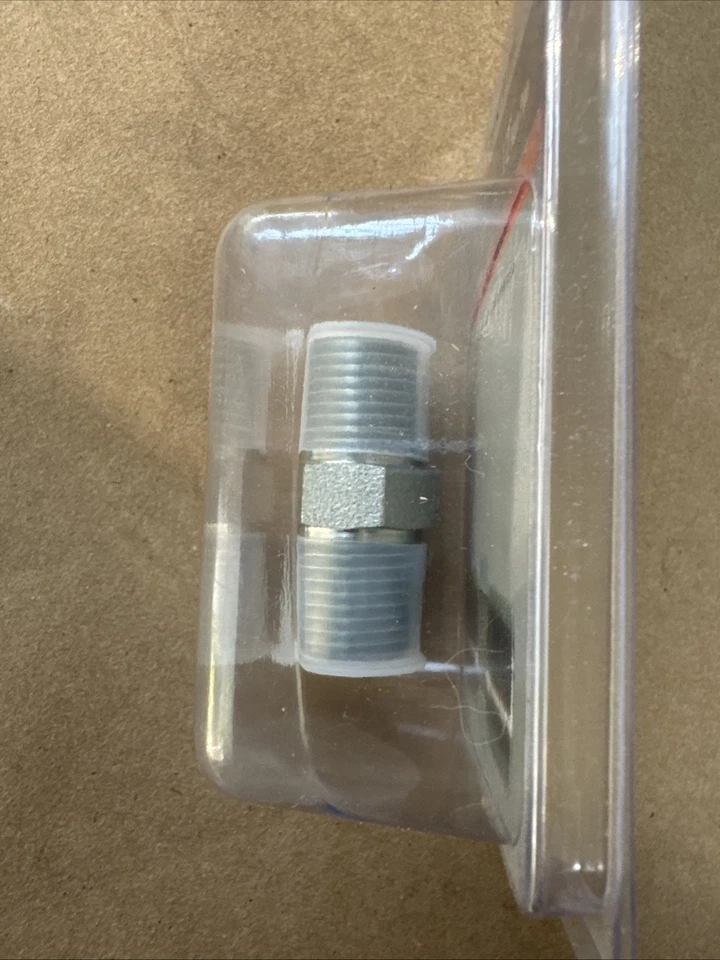 1 New CountyLine Hydraulic Adapter 1/2" Male to 1/2" Male - Image 3 of 4