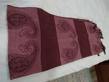 Pashmina Wrap Shawl  Cashmere Silk  29 X 70 Never Worn
