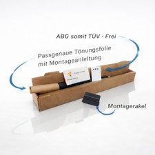 Passgenaue Tönungsfolie Alfa Romeo Brera  2006-2010 Schwarz Folie