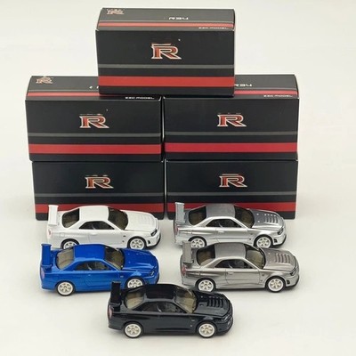 1:64 ZZC for GTR R34 Full Alloy Diecast Toys Car Models Collectible Gift Limited
