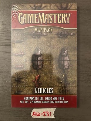 Paizo GameMastery Map Pack Vehicles Lot AW-231