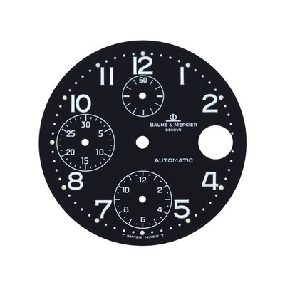 Original 29mm Baume & Mercier Geneve Automatic Watch Dial Part Black